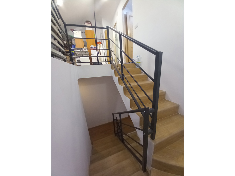 Escalera de la reforma de una vivienda adosada