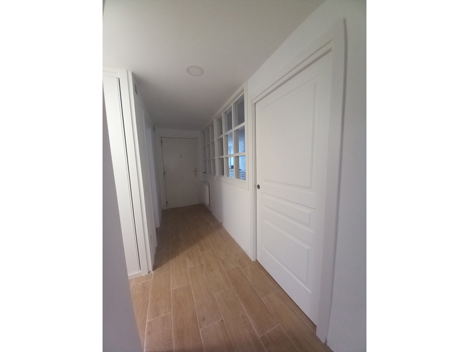 Pasillo de la reforma de una vivienda adosada
